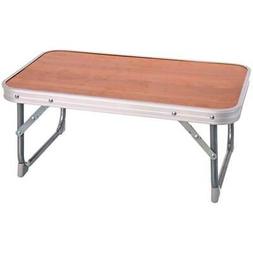 Tavolino da Campeggio Spiaggia con Gambe Pieghevole in Legno