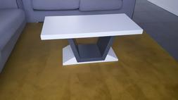 Tavolino da salotto cm 90x45 altezza 40 cm colore bianco/gri