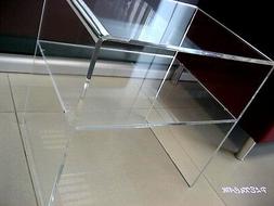 Plexycam Tavolino Comodino in Plexiglass Brillante 35x33x40H