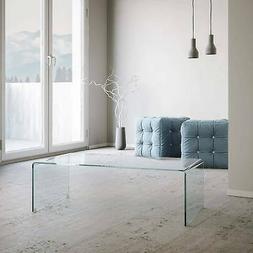 Tavolino in Vetro H35x55x110cm Itamoby Saturn Trasparente