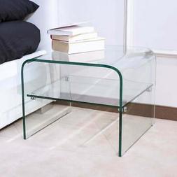 Tavolino in Vetro H48x65x65cm Itamoby Eta Trasparente