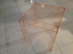 Tavolino KARTELL Jolly, in policarbonato traslucido ARANCION