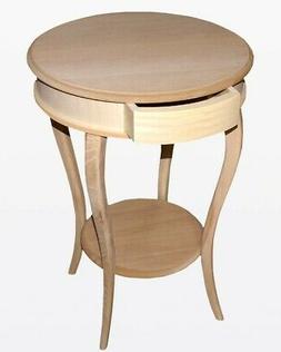 Tavolino portatelefono legno grezzo ingresso salotto soggior