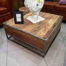 TAVOLINO SALOTTO DESIGN VINTAGE INDUSTRIALE SHABBY CHIC ETNI
