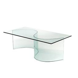 Da Salotto Soggiorno In Vetro Cristallo Curvato Ingresso Z-5