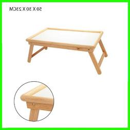 TAVOLINO VASSOIO DA LETTO DIVANO PIEGHEVOLE IN LEGNO PORTA C