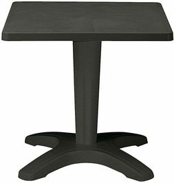 Tavolino Grand Soleil ZAVOR antracite quadrato polipropilene