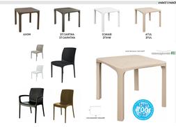 + 4 Sedie Poltrone Esterno Giardino Internopoli Eco Rattan B