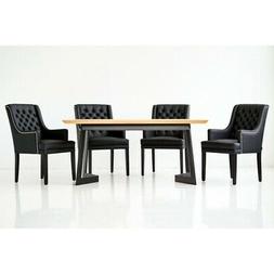 + 6 Chesterfield Sedie Sala Gruppo Rifiniture Imbottitura Le