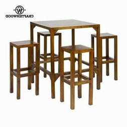 Alto Con 4 Sgabelli - Franklin Collezione By Craftenwood