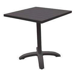 Da Esterno A Doghe In Alluminio Antracite 70x70 Cm