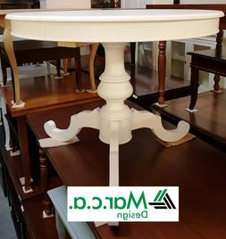 Arte Povera Rotondo Colore Bianco Opaco D.100, 1 Allunga 40 