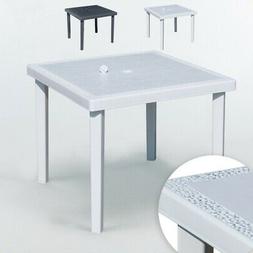 tavolo bar giardino poly rattan quadrato 90x90