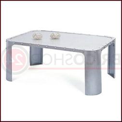 Caffe Industrial In Metallo Basso Da Salotto Divano Tavolino