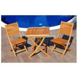 California 70x70 Cm Pieghevole In Legno Eucalypto