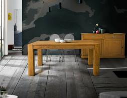 Con 2 Allunghe, Listellare Rovere Nodato