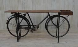 Console Bar Pub Design Industrial Riciclo Bicicletta Top In 