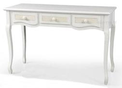 Consolle 3 Cassetti Scrivania H78*120*40 Cm Scrittoio Shabby