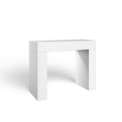 Consolle In Legno Ingresso Design Moderno Elegante Bianco Lu