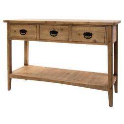 Consolle Vintage Industrial Etnico Chic Legno Massello Abete