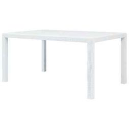 Da Giardino Bianco In Plastica Stile Rattan Arredo Per Ester