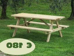 Da Giardino In Legno 6 Posti.