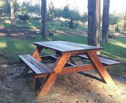 Da Giardino In Legno Con Panchine Esterno Pic Nic Parco