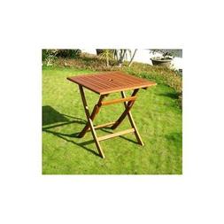 Da Giardino In Legno Pieghevole Campeggio Quadrato 70x70 Cm 