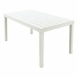 Da Giardino In Plastica Rettangolare 138x80x72 Cm Bianco Ipa