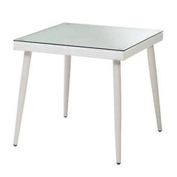 Da Giardino In Polyrattan Con Vetro 80x80h77cm Adami Adila B