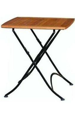 Da Giardino Pieghevole In Legno 70x70 H Colore Marrone Dt-ta