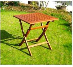 Da Giardino Pieghevole In Legno Tavolino Quadrato 70x70 Kres
