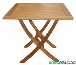 Da Giardino Pieghevole Tavolino In Legno Naturale Per Estern