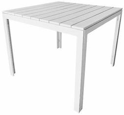 Da Giardino Quadrato 90x90 Cm In Alluminio Morel Toronto Bia