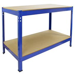 Da Lavoro In Acciaio Senza Bulloni Q-rax Blu Largo 120cm Per