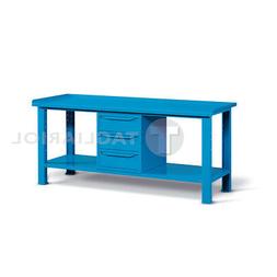 Da Lavoro Officina In Acciaio 2mt Con Armadio Da 3 Cassetti 