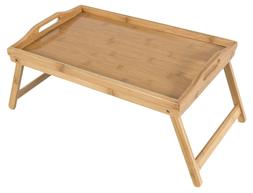Da Letto Bamb&ugrave; Tavolino Pieghevoli Gambe Vassoio Prima Cola