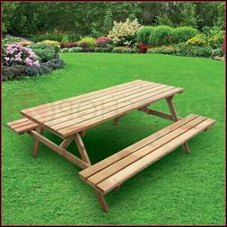 Da Pic Nic Tavolino In Legno Con Panche Picnic Giardino Camp