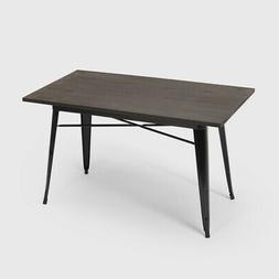 Da Pranzo 120x60 Design Tolix Industriale Metallo Legno Rett