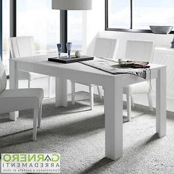Da Pranzo 180x90cm Sky Bianco Opaco Robusto Sala Cucina Sogg