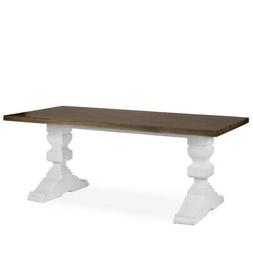 Da Pranzo 200x100 Francese Bianco Shabby Chic Provenzale Col