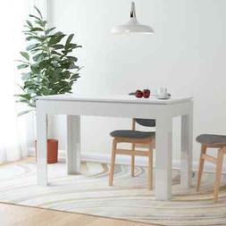 Da Pranzo Bianco Lucido 120x60x76 Cm In Truciolato Arredo Cu