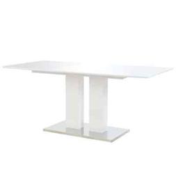 Da Pranzo Bianco Lucido 180x90x76cm In Mdf