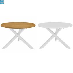 Da Pranzo Bianco Rotondo Mdf Legno Hevea Arredo Cucina 120x7