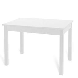 Da Pranzo Bianco Tavoli Cucina Rettangolare Gambe In Faggio 