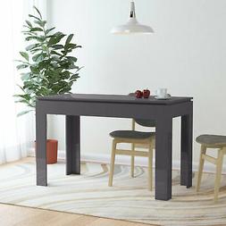 Da Pranzo Grigio Lucido 120x60x76 Cm In Truciolato E7e0