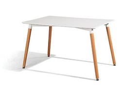 Da Pranzo Moderno Blanc, Con Gambe In Legno, Per Cucina, Sal