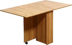 Da Pranzo Pieghevole Legno Naturale 140x80x74 Cm - 833-413