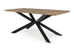 Da Pranzo Rettangolare Bizzotto Orlando Legno E Acciaio 180x