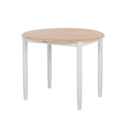 Da Pranzo Rotondo &oslash;92 Cm Marrone Chiaro E Grigio Chiaro Oma